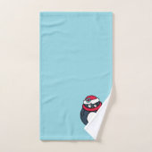 Ensemble de serviettes Manchot de Noël  (Serviette à main)