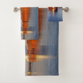 Ensemble de serviettes Mark W. Barker (En situation)