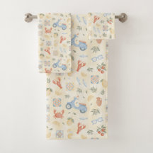 Ensemble de serviettes méditerranéen pour l'été it