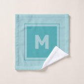Ensemble de serviettes monogramme personnalisé (Gant de toilette)