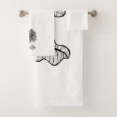 Ensemble de serviettes Monster Poppy (En situation)