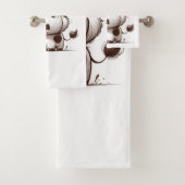 Ensemble de serviettes "Moo-Ments of Cleanness" - (En situation)