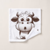 Ensemble de serviettes "Moo-Ments of Cleanness" - (Gant de toilette)