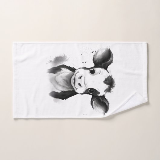 Ensemble de serviettes "Moo-Ments of Cleanness" -  (Serviette à main)