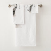 Ensemble de serviettes "Moo-Ments of Cleanness" - (En situation)