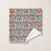Ensemble de serviettes Motif Abstrait (Gant de toilette)