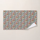 Ensemble de serviettes Motif Abstrait (Serviette à main)