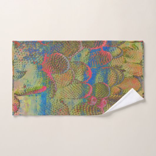 Ensemble de serviettes Motif Cactus (Serviette à main)