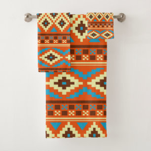 Ensemble de serviettes Motif Cute Aztec