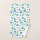Ensemble de serviettes Motif éléphants (Serviette à main)