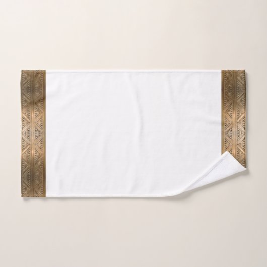 Ensemble de serviettes Motif en laiton antique (Serviette à main)