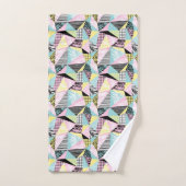 Ensemble de serviettes Motifs géométriques (Serviette à main)