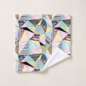 Ensemble de serviettes Motifs géométriques (Gant de toilette)