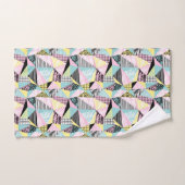 Ensemble de serviettes Motifs géométriques (Serviette à main)