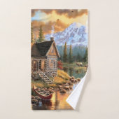 Ensemble de serviettes "Mountain Cabin" (Serviette à main)