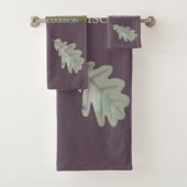 Ensemble de serviettes multicolores (En situation)