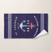 Ensemble de serviettes nautiques (Serviette à main)