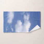 ensemble de serviettes nuages dans un ciel bleu (Serviette à main)