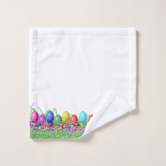 Ensemble de serviettes - Oeufs de Pâques en Herbe (Gant de toilette)