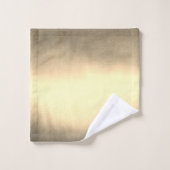 Ensemble De Serviettes Ombre Brown Tan Monogram te (Gant de toilette)