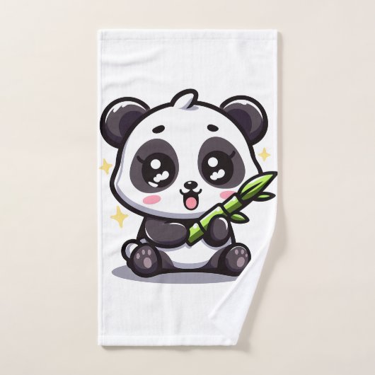 Ensemble de serviettes Panda Collection (Serviette à main)