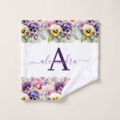 Ensemble de serviettes Pâquerette de printemps à m (Gant de toilette)
