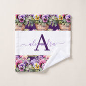 Ensemble de serviettes Pâquerette de printemps à m (Gant de toilette)