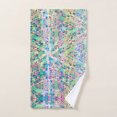 Ensemble de serviettes Pastel à plusieurs imprimés (Serviette à main)