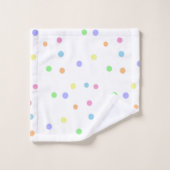 Ensemble de serviettes Pastel Rainbow (Gant de toilette)
