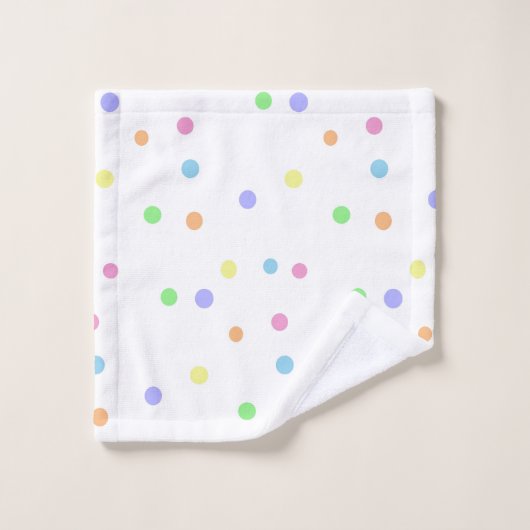 Ensemble de serviettes Pastel Rainbow (Gant de toilette)