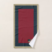 Ensemble de serviettes patriotiques Drapeau Améric (Serviette à main)