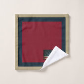 Ensemble de serviettes patriotiques Drapeau Améric (Gant de toilette)