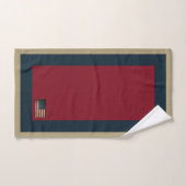 Ensemble de serviettes patriotiques Drapeau Améric (Serviette à main)