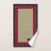 Ensemble de serviettes patriotiques drapeau améric (Serviette à main)