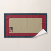Ensemble de serviettes patriotiques drapeau améric (Serviette à main)