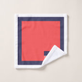 Ensemble de serviettes patriotiques Drapeau Améric (Gant de toilette)
