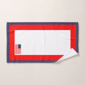 Ensemble de serviettes patriotiques Drapeau Améric (Serviette à main)