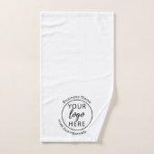 Ensemble de serviettes personnalisées avec logo d' (Serviette à main)
