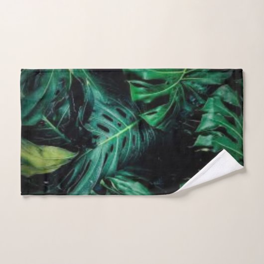 Ensemble de serviettes plantes (Serviette à main)