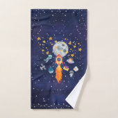 Ensemble de serviettes pour enfants de Rocketship (Serviette à main)