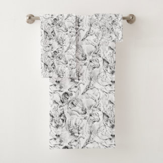 Ensemble de serviettes pour enfants Dinosaur