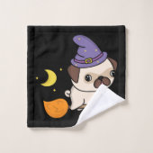 Ensemble de serviettes Puggy sorcière (Gant de toilette)
