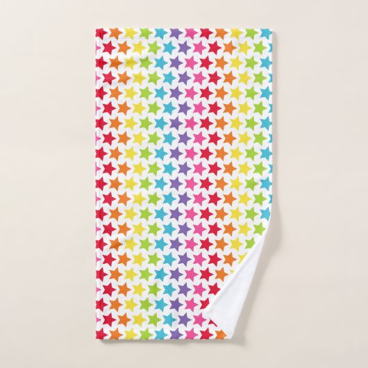 Ensemble de serviettes - Rainbow Stars (Serviette à main)