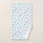 Ensemble de serviettes Ramadan Doodles (Serviette à main)