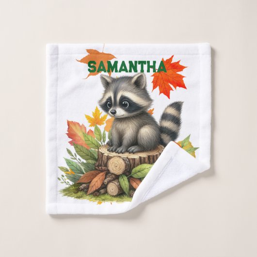 Ensemble de serviettes Raton laveur | Serviettes d (Gant de toilette)
