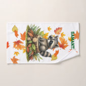 Ensemble de serviettes Raton laveur | Serviettes d (Serviette à main)