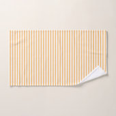Ensemble de serviettes rayées minimalistes jaune e (Serviette à main)