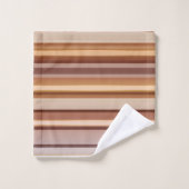 Ensemble de serviettes rayées Sunset Strip délavé  (Gant de toilette)