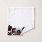 Ensemble de serviettes Red Roses (Gant de toilette)