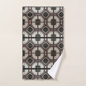 Ensemble de serviettes Rétro Milieu de Siècle Mode (Serviette à main)